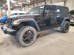 Salvage cars for sale at Blaine, MN auction: 2022 Jeep Wrangler Unlimited Rubicon 392