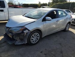 Salvage cars for sale from Copart San Martin, CA: 2018 Toyota Corolla L