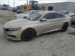 Salvage cars for sale at Jacksonville, FL auction: 2018 Honda Accord EX