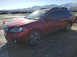 Carros salvage a la venta en subasta: 2018 Subaru Outback 2.5I Limited