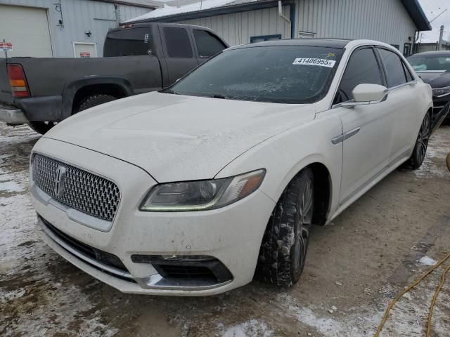 2017 Lincoln Continental Reserve