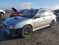 Salvage cars for sale at Eugene, OR auction: 2005 Subaru Impreza WRX