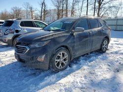 Salvage cars for sale at Central Square, NY auction: 2018 Chevrolet Equinox Premier