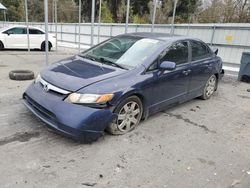 Salvage cars for sale at Savannah, GA auction: 2008 Honda Civic LX