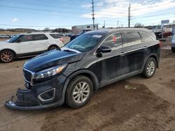 Salvage cars for sale at Colorado Springs, CO auction: 2017 KIA Sorento LX