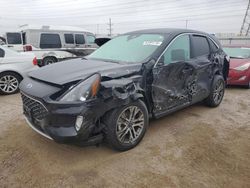 Salvage cars for sale at Elgin, IL auction: 2022 Ford Escape SEL