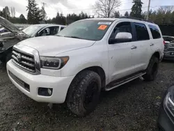 Salvage cars for sale from Copart Graham, WA: 2013 Toyota Sequoia Platinum