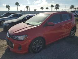 Chevrolet Sonic salvage cars for sale: 2017 Chevrolet Sonic LT