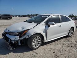 Salvage cars for sale at West Palm Beach, FL auction: 2024 Toyota Corolla LE