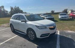 Salvage cars for sale at Orlando, FL auction: 2014 Acura MDX Technology