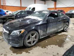 Salvage cars for sale from Copart Rocky View County, AB: 2017 Mercedes-Benz C 300 4matic