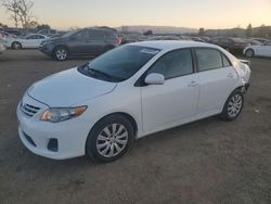 Salvage cars for sale from Copart San Martin, CA: 2013 Toyota Corolla Base