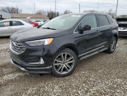 Salvage cars for sale from Copart Columbus, OH: 2019 Ford Edge Titanium