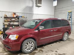 Salvage cars for sale at Des Moines, IA auction: 2016 Chrysler Town & Country Limited Platinum