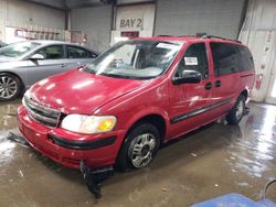 Chevrolet Venture Vehiculos salvage en venta: 2001 Chevrolet Venture