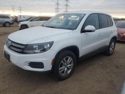 Salvage cars for sale at Elgin, IL auction: 2012 Volkswagen Tiguan S