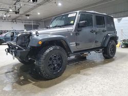 Salvage cars for sale at Candia, NH auction: 2014 Jeep Wrangler Unlimited Sport