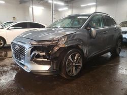 Salvage cars for sale at New Britain, CT auction: 2020 Hyundai Kona Ultimate