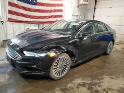 Salvage cars for sale at Lyman, ME auction: 2018 Ford Fusion SE