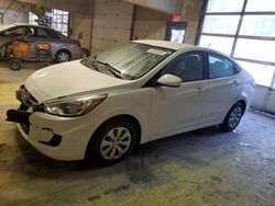 Hyundai Accent salvage cars for sale: 2016 Hyundai Accent SE