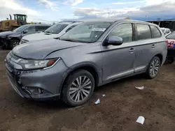 Salvage cars for sale at Brighton, CO auction: 2019 Mitsubishi Outlander SE