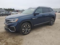 Salvage cars for sale at Harleyville, SC auction: 2021 Volkswagen Atlas SE