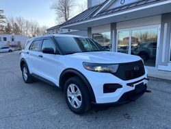 Salvage cars for sale at North Billerica, MA auction: 2020 Ford Explorer Police Interceptor