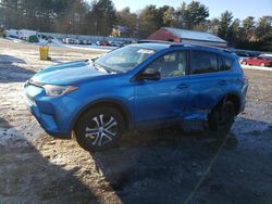 Salvage cars for sale at Mendon, MA auction: 2016 Toyota Rav4 LE