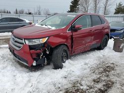 Salvage cars for sale at Bowmanville, ON auction: 2017 Ford Edge SEL