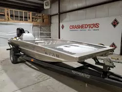 Salvage boats for sale at Sikeston, MO auction: 2017 Blazer Boats Inc Boat With Trailer