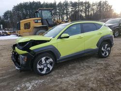 Salvage cars for sale at North Billerica, MA auction: 2024 Hyundai Kona Limited