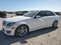 Salvage cars for sale at West Palm Beach, FL auction: 2013 Mercedes-Benz C 250