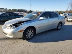 Salvage cars for sale at Dunn, NC auction: 2002 Lexus ES 300