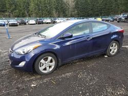 Salvage cars for sale at Graham, WA auction: 2013 Hyundai Elantra GLS