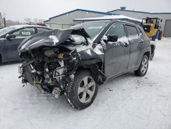 Jeep salvage cars for sale: 2021 Jeep Compass Latitude