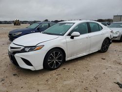 Salvage cars for sale at San Antonio, TX auction: 2020 Toyota Camry SE