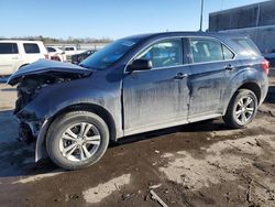 Salvage cars for sale at Fredericksburg, VA auction: 2016 Chevrolet Equinox LS