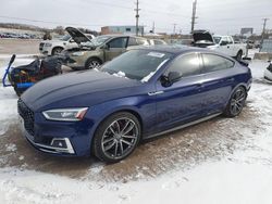 Salvage cars for sale at Colorado Springs, CO auction: 2018 Audi S5 Prestige