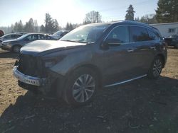 2015 Acura MDX Technology en venta en Graham, WA