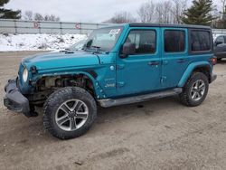 Salvage Cars with No Bids Yet For Sale at auction: 2020 Jeep Wrangler Unlimited Sahara