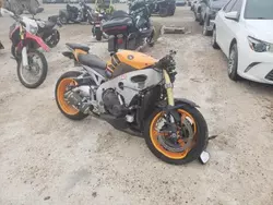 Salvage motorcycles for sale at Mercedes, TX auction: 2009 Honda CBR1000 RR