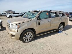 Toyota Sequoia salvage cars for sale: 2010 Toyota Sequoia Platinum