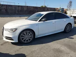 Salvage cars for sale at Wilmington, CA auction: 2018 Audi A6 Premium