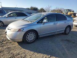 Salvage cars for sale at Sacramento, CA auction: 2007 Honda Civic LX