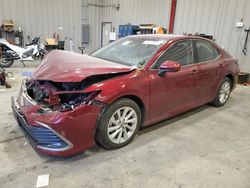 Salvage cars for sale from Copart Appleton, WI: 2021 Toyota Camry LE