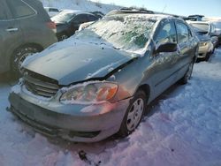 Salvage cars for sale at auction: 2004 Toyota Corolla CE