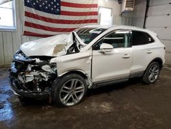 Salvage cars for sale at Lyman, ME auction: 2017 Lincoln MKC Reserve