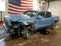 Salvage cars for sale at Lyman, ME auction: 2019 Toyota Tacoma Double Cab