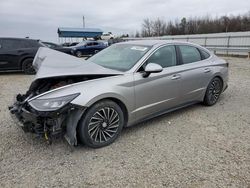 Salvage cars for sale at Memphis, TN auction: 2021 Hyundai Sonata Hybrid