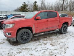 Salvage cars for sale at Davison, MI auction: 2020 Chevrolet Colorado LT